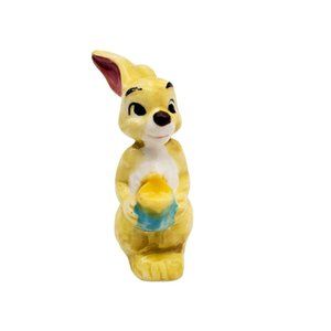 Vintage Rabbit Winnie The Pooh 2" Porcelain Small Figurine Rare Yellow‎ Bunny
